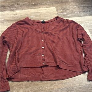 Waffle Knit Top